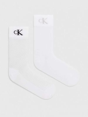 Чорапи Calvin Klein Jeans бяло