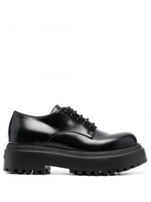 Pantofi brogue cu șireturi din dantelă Le Silla negru