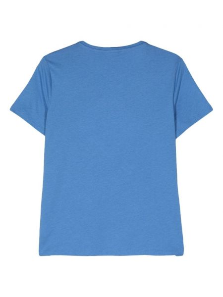 Kokvilnas t-krekls ar izšuvumiem Lauren Ralph Lauren