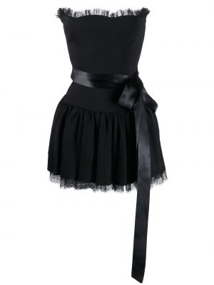 Mini vestido de tul Alexandre Vauthier negro