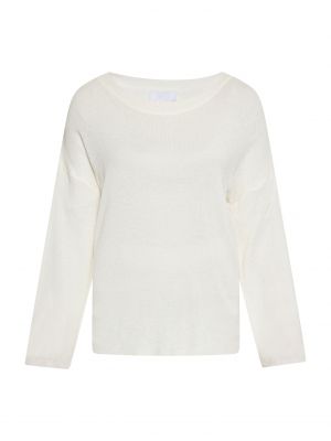 Volneni pulover Usha White Label bela