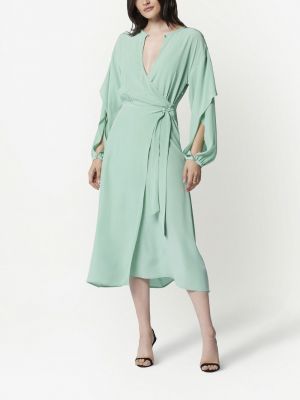 Kleid mit v-ausschnitt Equipment grün