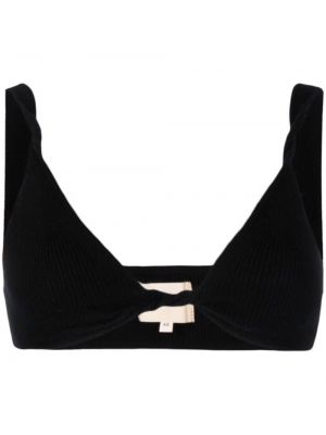 Kashmir bralette Loulou Studio svart