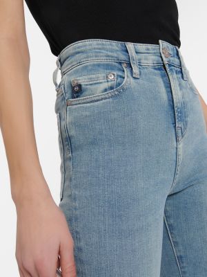 High waist bootcut jeans ausgestellt Ag Jeans blau