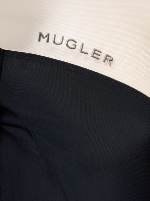 Боди Mugler черно