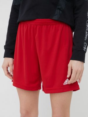 Kratke hlače visoki struk Adidas Performance crvena