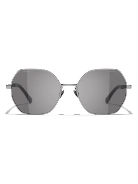 Gafas de sol con perlas de cristal Chanel gris