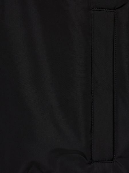 Βαμβακερός φούτερ με κουκούλα Boss μαύρο
