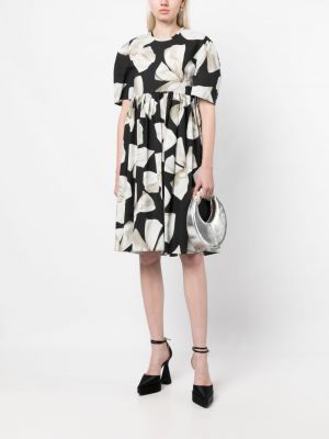 Kleid mit schleife aus baumwoll mit print Vivetta