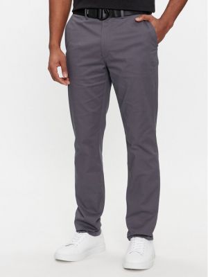 Pantaloni chino Calvin Klein grigio