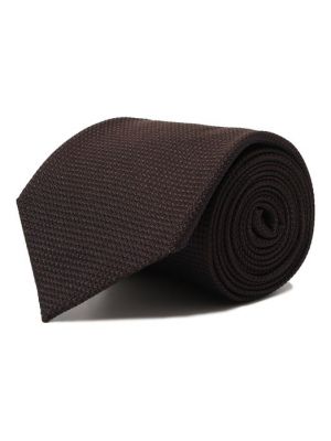 Шелковый галстук Van Laack бордовый