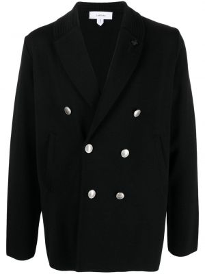 Dobbeltradet blazer Lardini sort