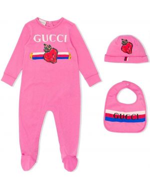 Piżama z printem Gucci Kids