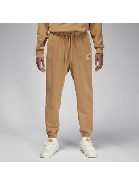 Pantalon en coton en jersey Jordan marron