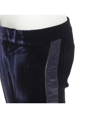 Pantalones de terciopelo‏‏‎ Gucci Vintage azul