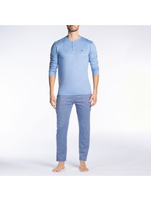 Pijama de algodón de modal Dodo azul