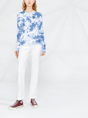 Chemisier en coton à fleurs à carreaux Polo Ralph Lauren bleu