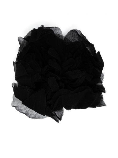 Брошка на цветя Max Mara черно