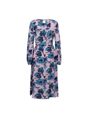 Sukienka midi Diane Von Furstenberg różowa