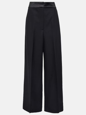 Pantalon en laine Khaite noir