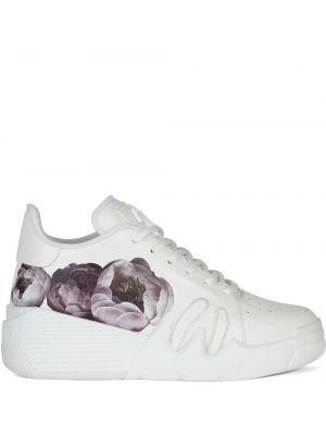 Lær sneakers Giuseppe Zanotti hvit