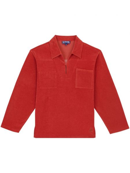 Poloshirt mit taschen Vilebrequin rot