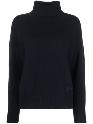 Sweter z kaszmiru Claudie Pierlot niebieski