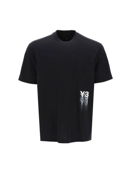 Koszulka z nadrukiem Y-3 czarna