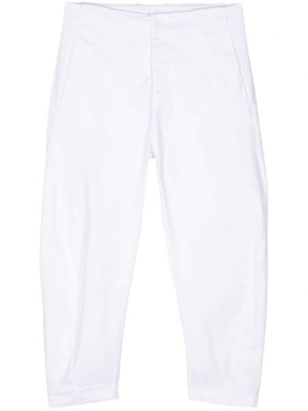 Bavlnené nohavice Transit biela