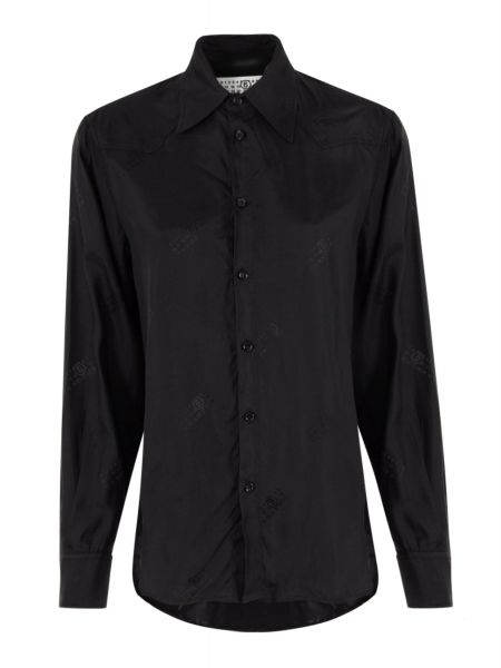 Блузка Mm6 Maison Margiela черная