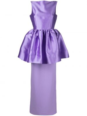 Peplum večerné šaty Solace London fialová