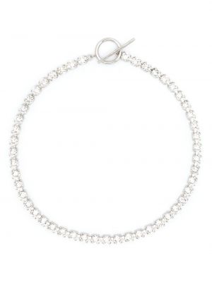 Křišťálový náhrdelník Isabel Marant stříbrný