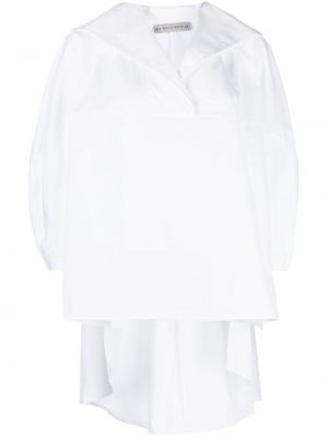 Koszula z wysoką talią bawełniana Palmer / Harding biała