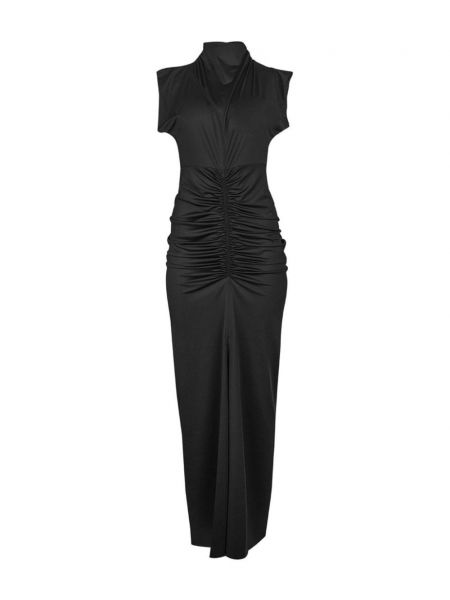 Jersey večerna obleka Victoria Beckham črna