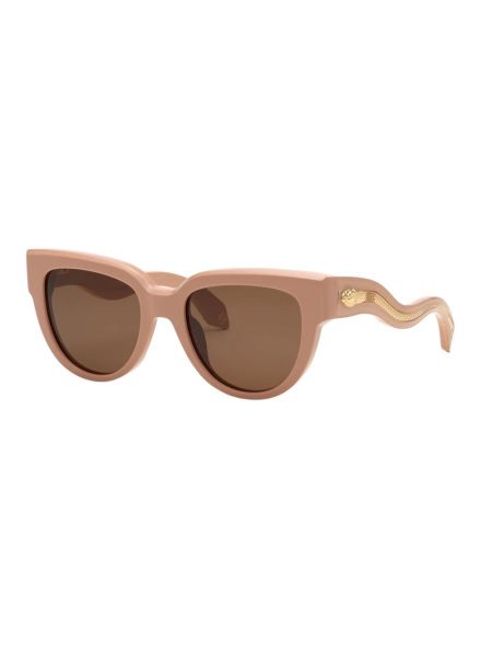 Okulary przeciwsłoneczne Roberto Cavalli różowe