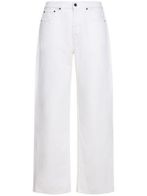 Jeans di cotone Jacquemus bianco