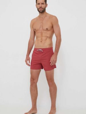 Kratke hlače Abercrombie & Fitch crvena