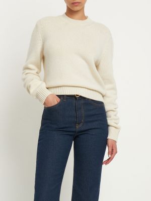 Sweter z kaszmiru Annagreta biały
