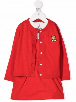 Dress for jenter Moschino Kids rød