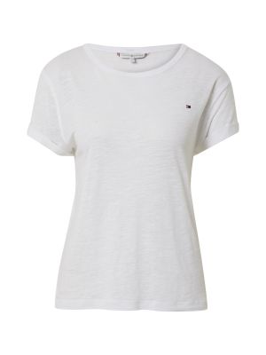 Памучна тениска Tommy Hilfiger бяло