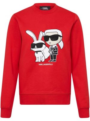 Sweatshirt Karl Lagerfeld röd