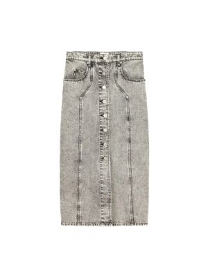 Spódnica jeansowa Isabel Marant Etoile szara