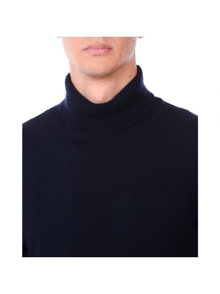 Jersey cuello alto de tela jersey Daniele Alessandrini azul