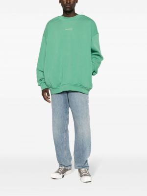 Einfarbiger sweatshirt Monochrome grün