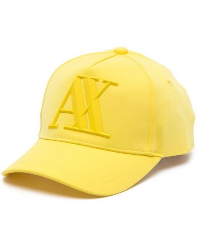 Cappello con visiera Armani Exchange giallo