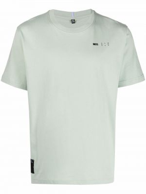 Kokvilnas t-krekls ar izšuvumiem Mcq zaļš