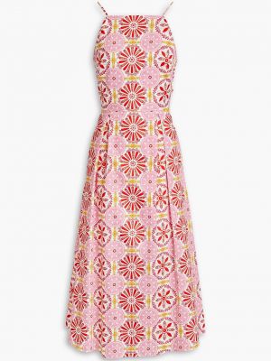 Платье миди с принтом Borgo De Nor розовый
