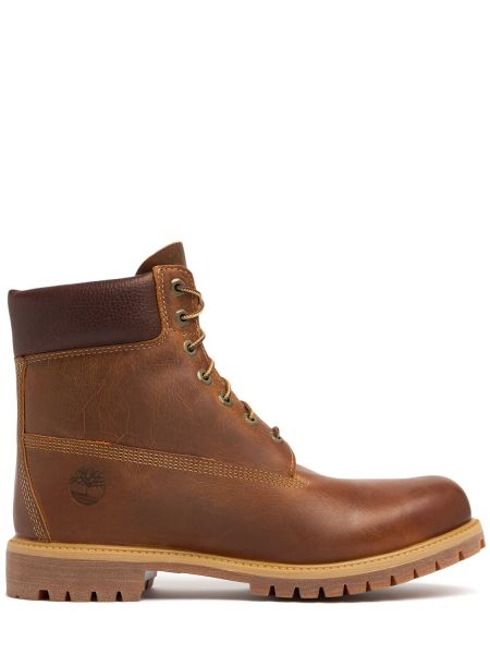 Kängor med snörning i spets Timberland brun