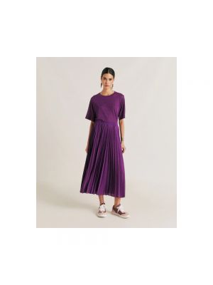 Falda midi Momoni violeta