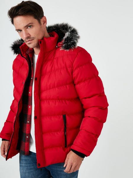 Manteau d'hiver Buratti rouge